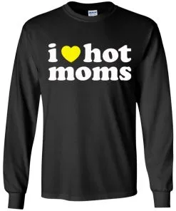 I LOVE HOT MOMS Youth LS T-Shirt