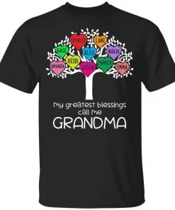 My Greatest Blessings Call Me Grandma Youth T-Shirt