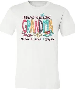 Blessed To Be Called Grandma Unisex Jersey Tee