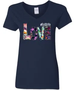 #Lollilife - Love Women's V-Neck T-Shirt