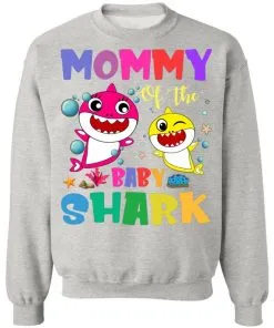 Family Mommy Of The Baby Shark Sweatshirt