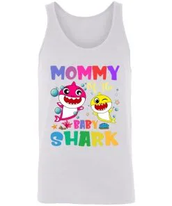 Family Mommy Of The Baby Shark Unisex Tank