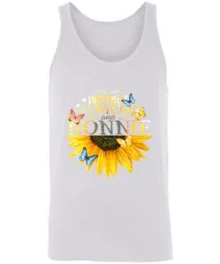 Happiness Is Being A Mom And Nonie Sunflower Butterflies Unisex Tank