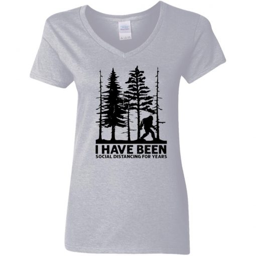 Private: I’ve Been Social Distancing for Years Women’s V-Neck T-Shirt