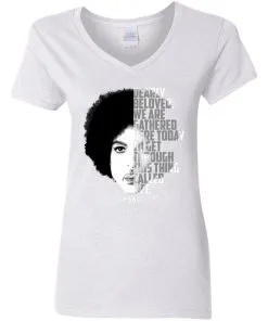 Prince 1958-2016 Thank You For The Memories Women’s V-Neck T-Shirt