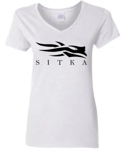 Sitka Logo Women’s V-Neck T-Shirt