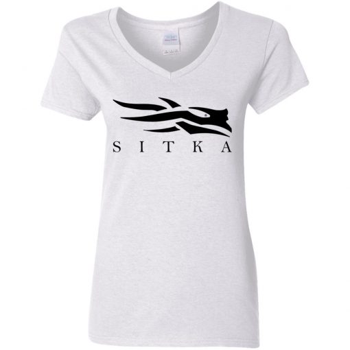 Private: Sitka Logo Women’s V-Neck T-Shirt