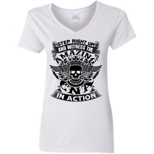 Private: Step Right Up and Witness The Amazing Electrician in Action Women’s V-Neck T-Shirt