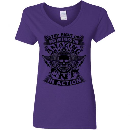 Private: Step Right Up and Witness The Amazing Electrician in Action Women’s V-Neck T-Shirt