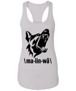 Ma-lin-wa Belgian Malinois Racerback Tank