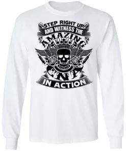 Step Right Up and Witness The Amazing Electrician in Action LS T-Shirt