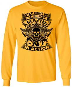Private: Step Right Up and Witness The Amazing Electrician in Action LS T-Shirt
