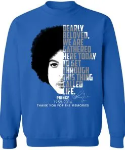 Prince 1958-2016 Thank You For The Memories Sweatshirt
