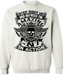 Step Right Up and Witness The Amazing Electrician in Action Sweatshirt
