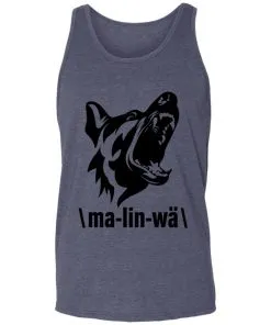 Ma-lin-wa Belgian Malinois Unisex Tank