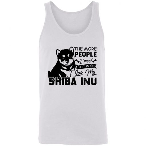 Private: The More People I Meet The More I Love My Shiba Inu Unisex Tank