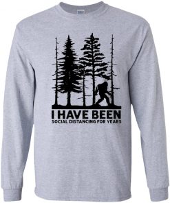 Private: I’ve Been Social Distancing for Years Youth LS T-Shirt
