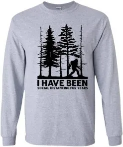 I’ve Been Social Distancing for Years Youth LS T-Shirt