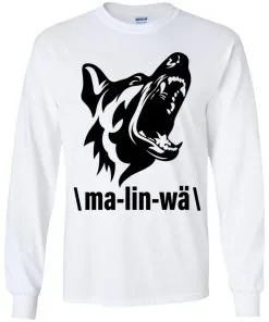 Ma-lin-wa Belgian Malinois Youth LS T-Shirt