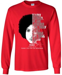 Private: Prince 1958-2016 Thank You For The Memories Youth LS T-Shirt