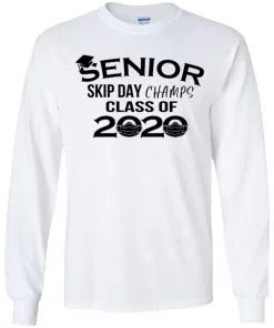 Senior Skip Day Champs Class of 2020 Youth LS T-Shirt