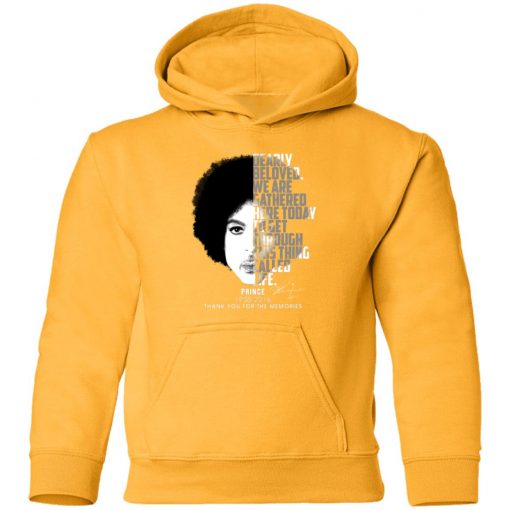 Private: Prince 1958-2016 Thank You For The Memories Youth Hoodie