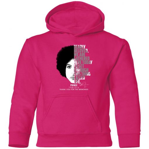 Private: Prince 1958-2016 Thank You For The Memories Youth Hoodie