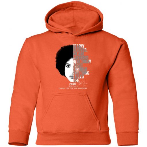 Private: Prince 1958-2016 Thank You For The Memories Youth Hoodie