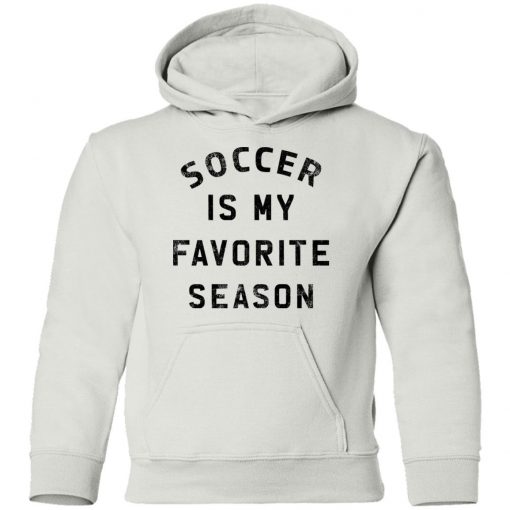 Private: Soccer Is My Favorite Season Youth Hoodie