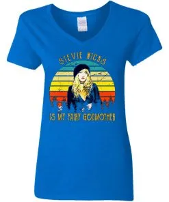 Stevie Nicks is my Fairy Godmother Women’s V-Neck T-Shirt