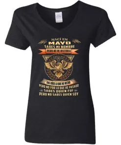 Nací En Octubre Sabes Mi Nombre Pero No Mi Historia Women’s V-Neck T-Shirt