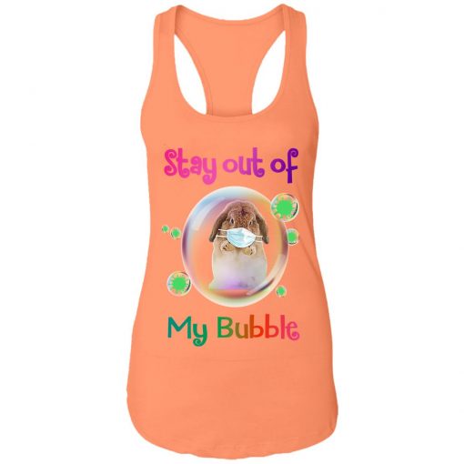 Private: Stay Out of My Bubble Racerback Tank