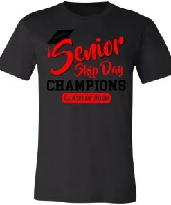 Seniors 2020 Skip Day Champions 2020 Unisex Jersey Tee
