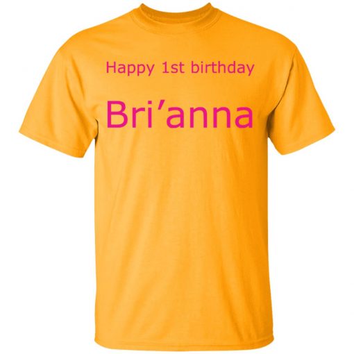 Private: Happy 1st Birthday Bri’anna Youth T-Shirt