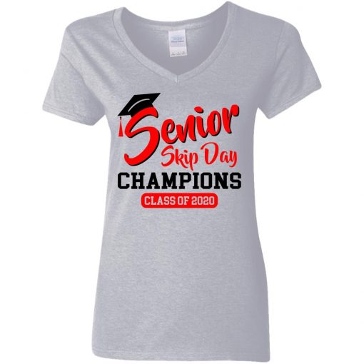 Private: Seniors 2020 Skip Day Champions 2020 Women’s V-Neck T-Shirt