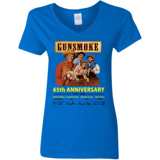 Private: Gunsmoke 65th Anniversary Women’s V-Neck T-Shirt