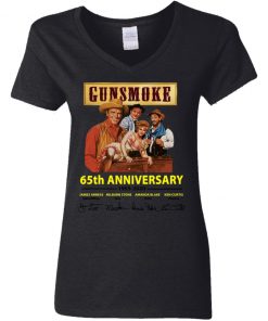 Private: Gunsmoke 65th Anniversary Women’s V-Neck T-Shirt