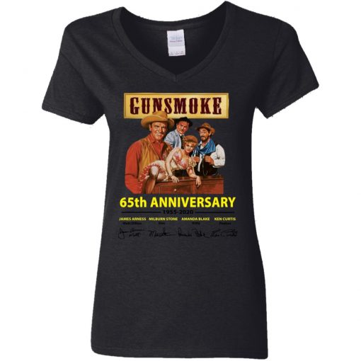Private: Gunsmoke 65th Anniversary Women’s V-Neck T-Shirt