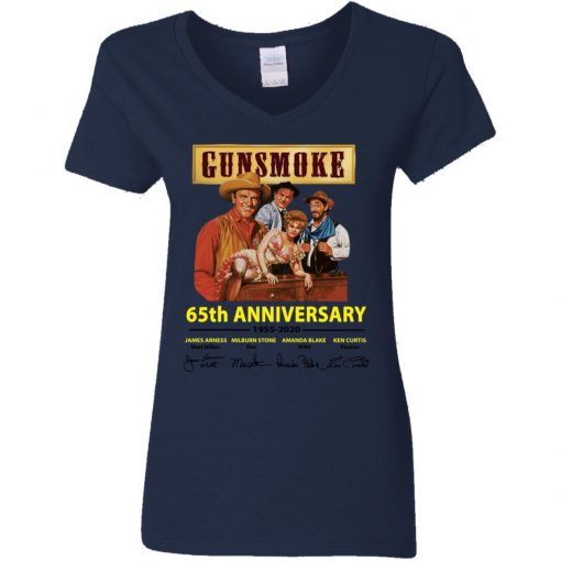 Private: Gunsmoke 65th Anniversary Women’s V-Neck T-Shirt