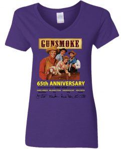 Private: Gunsmoke 65th Anniversary Women’s V-Neck T-Shirt
