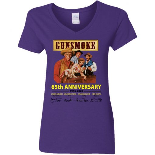 Private: Gunsmoke 65th Anniversary Women’s V-Neck T-Shirt