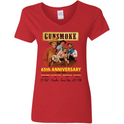 Private: Gunsmoke 65th Anniversary Women’s V-Neck T-Shirt