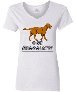 Private: Got Chocolate Women’s V-Neck T-Shirt