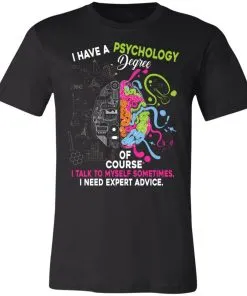 I Have A Psychology Degree Unisex Jersey Tee