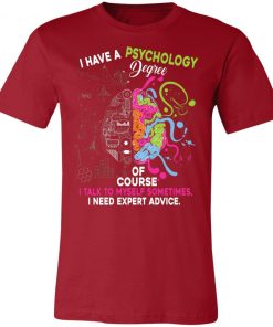Private: I Have A Psychology Degree Unisex Jersey Tee