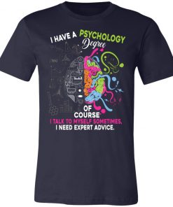 Private: I Have A Psychology Degree Unisex Jersey Tee