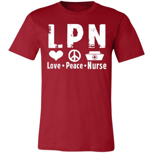 Private: Peace Love Nurse Unisex Jersey Tee