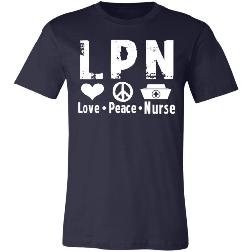 Private: Peace Love Nurse Unisex Jersey Tee