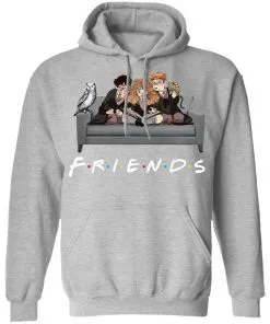 The Golden Trio FRIENDS Harry Potter Hermione & Ron Hoodie