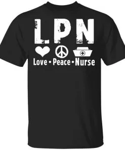 Peace Love Nurse Men’s T-Shirt